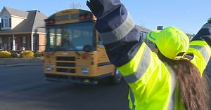 Waving and dancing crossing guard delights drivers in Murfreesboro