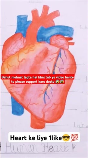 Drawing Aesthetic Hearts❤️ but it's ACTUALLY SCIENCE🫀#art