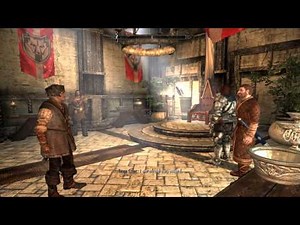 Inconsequential NPCs Town Crier and Falk Firebeard Scene