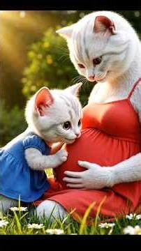Pregnant Cat Mom Rushed to Emergency! (Sad to Happy Ending).#shorts #funnycats #catstory #aivideo