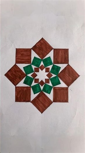 Let’s draw geometric pattern ✨ #art #artwork #drawing #design