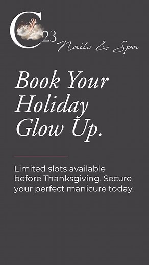 Manicures: No Chip • Gel • Diseños Acrílicas: Full Set • Rellenos • Sculpt • con Gel Pedicures: Express • Regular/No Chip • Deluxe • Paraffin Cejas: Wax • Laminado • Henna ✅ Garantía de 5 días en manicura y pedicura. 📍 4241 W 63rd St, Chicago, IL 60629 📞 773-424-0275 | ✉️ c23nailsspa@gmail.com 👉 Reserva por DM o llamada y estrena look esta semana. ¡Te esperamos! ✨ #C23NailsAndSpa #Chicago #AgendaAbierta #Manicure #Acrílicas #Pedicure #Cejas #Noviembre #BeautyDay | C23 Nails & Spa