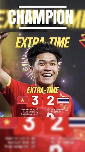 Top of champion seagame 33 Viet nam vs Thailand 3-2