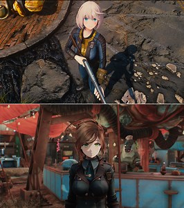 Strange Fallout 4 AnimeRace Mod Gives Every Character an Anime-Style Makeover