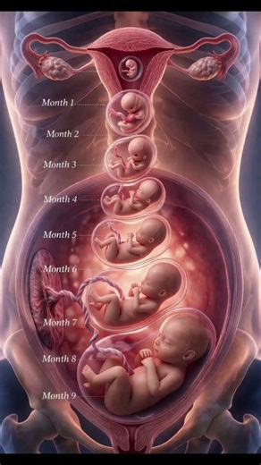 BABY GROWTH MONTH BY MONTH
