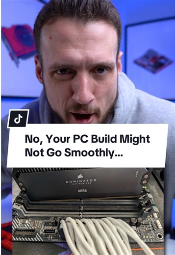There will probably be a lot of comments talking about how their PC build was “perfect”, so congrats in advance to them. 🙃 #PCBuild #GamingPC #PCBuilding #CustomPC #PCGaming