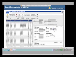 Lean Manufacturingin AX 2012