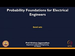 mod02lec15 - Borel sets