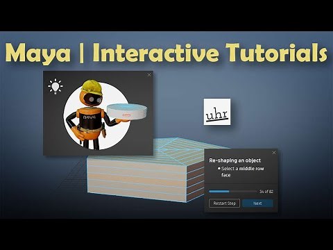 Maya: Interactive Tutorials [New in Maya 2022.1]