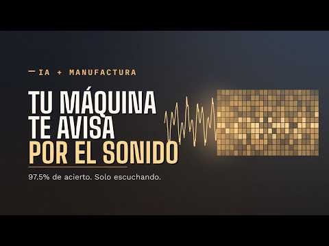 Tu máquina te avisa por el sonido cuándo se va a romper la herramienta