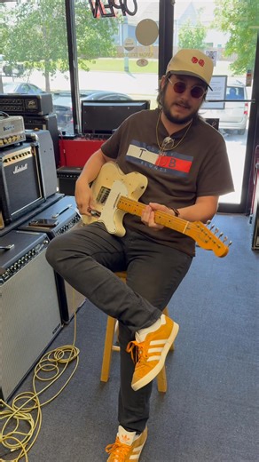 14K views · 184 reactions | Eddie 9 Volt came by the shop and we gave his Esquire some love! Check him out when he comes to your town! One of the hot new blues guitar slingers out there ! | Atlanta Vintage Guitars Inc. | Facebook