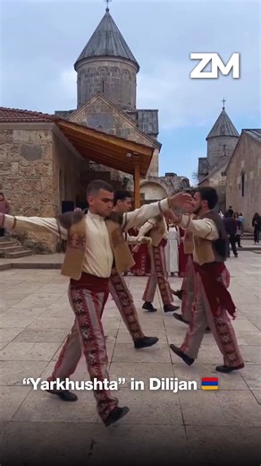 Zartonk Media on Instagram: "“Yarkhushta” in Dilijan 🇦🇲 The “Yarkhushta” (Յարխուշտա), one of Armenia’s most iconic traditional dances, was performed in @Dilijan_City by the @Karin_Folk_Group and the @Tsovak_Folk_Group on Armenia’s Independence Day. Known for its power and energy, Yarkhushta is an Armenian folk and martial dance associated with the highlands of the historical region of Sassoun in Western Armenia. It belongs to a wider category of Armenian “clap dances” (ծափ-պարեր). The dance is
