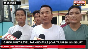 11K views · 157 reactions | GANGA MULTI-LEVEL PARKING FAILS | CAR TRAPPED INSIDE LIFT | Arunachalheadlines | Facebook