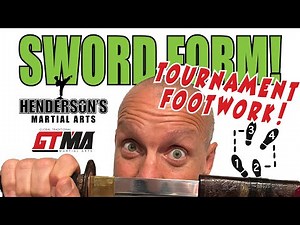 GTMA Sword form (tournament footwork)