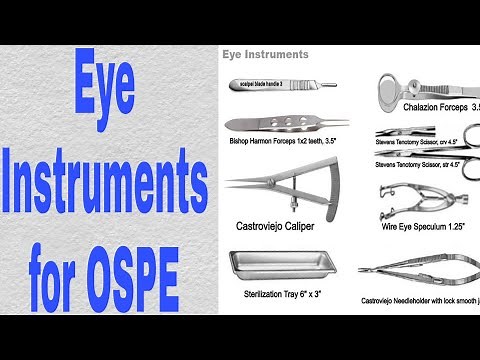 Instruments used in ophthalmology During Surgery(Phaco)...Ospe part. 1