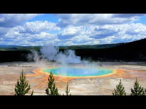 Yellowstone National Park – Cinematic 4K Nature Slideshow | Relaxing Nature