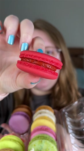 Trying ✨Macaron Bites✨ 🍡#macaronbites #macaron #macarons #macaroon #macaroons #french #frenchfood #frenchdessert #pastries #falldealsforyou #macaronreview #italiandessert #TikTokShop #ttsacl #candyreview #foodreview #dessertsaroundtheworld #dessertsoftiktok #SmallBusiness #tiktokshopreview #FoodTok #freezedriedcandy #boxofchocolates #macaronslover #creatorsearchinsights