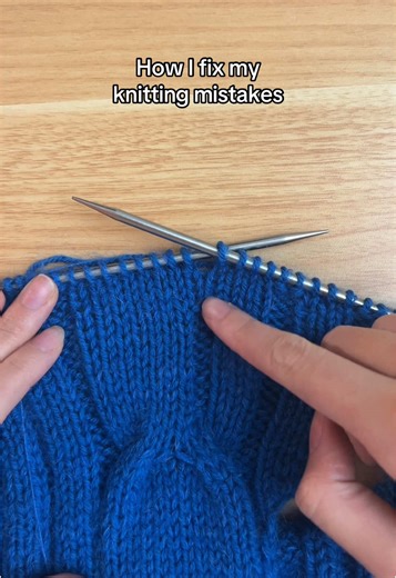 Quick Tip to Fix Knitting Mistakes Efficiently