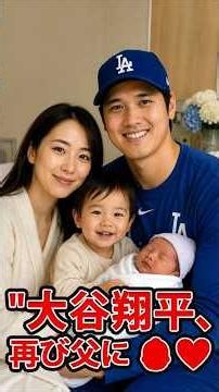 大谷翔平、再び父に！👶💙 心温まる家族のニュース