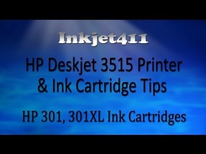 HP Deskjet 3515 Printer Tips (HP 301, 301XL Ink Cartridge)