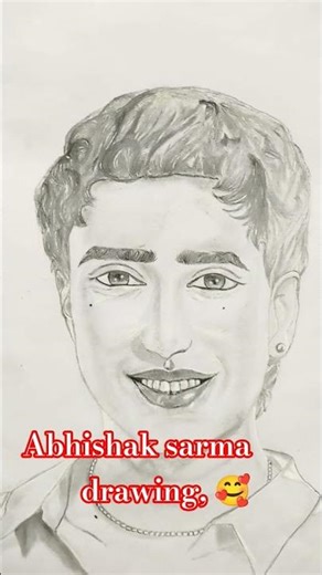 Abhishak sarma drawing, 🥰😍💝 #youtubeshorts #abhisheksharma