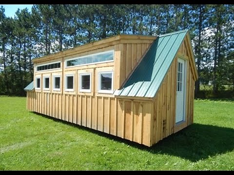 "The Smithhaven" - DIY Convert Shed into Tiny House With Electricity & 8FT Walls - 10X16 to 12X24
