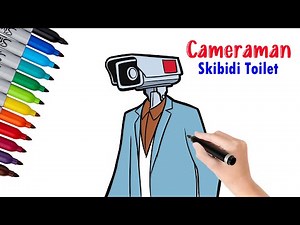 How to Draw Cameraman From Skibidi Toilet: Step-by-Step Tutorial