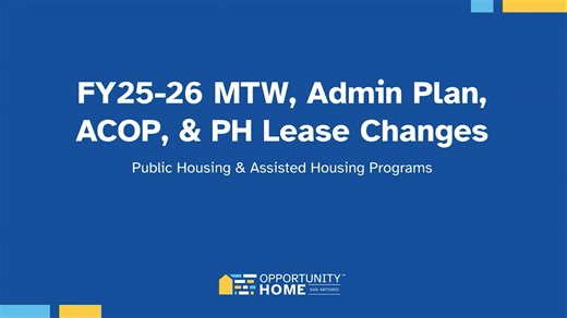 Proposed Policy Changes