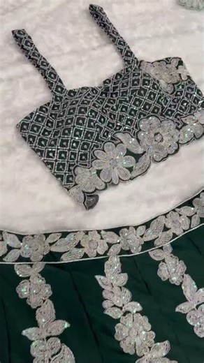 Gleaming Blooms Kasturi Silk Lehenga Set