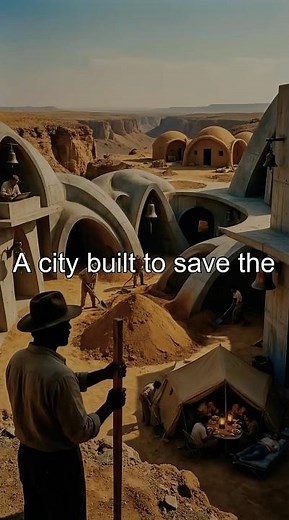 The City That Time Forgot: Arcosanti (USA) 1965 🌵 #shorts