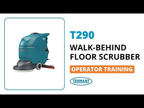 T290 Walk-Behind Scrubber | How To Operate | Tennant Company