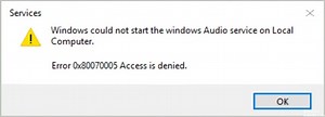 「ローカル コンピューターで Windows オーディオ サービスを開始できませんでした」問題を解決する方法 - Windows 速報