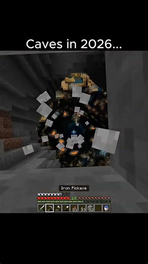 Caves in 2015 vs Caves in 2026|| Minecraft Caves|| #viral #shorts #reels