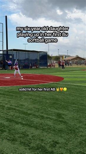 Violet's Impressive Debut in 8U Softball