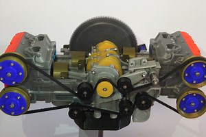 Une maquette de moteur Subaru imprimée en 3D