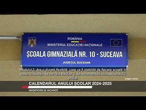 Calendarul anului școlar 2024-2025: modificări și vacanțe