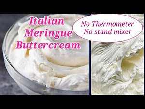 How to Make Italian Buttercream | Italian Meringue Buttercream Recipe | Buttercream Frosting Recipe
