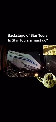 Exploring the Backstage of Star Tours