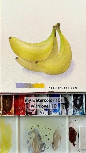 How to add shadows using complementary colors in watercolor #watercolortutorial #watercolor
