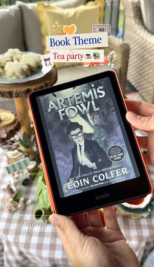 The @Amazon Kindle Colorsoft Kids is available TODAY! #ad Head to my bio to grab one for your kiddos so they can get lost in a magical world in any setting. With the included year of Amazon Kids , there are so many books they’re sure to love. See you at the next book club tea party! Happy reading! #KindleColorsoftKids