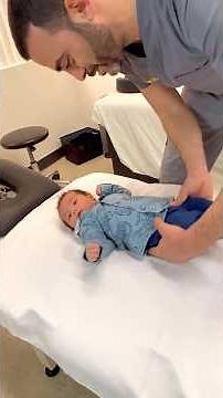 A toddler's Chiropractic Adjustment #adjustment #chiropractor #baby #toddlers #newborn
