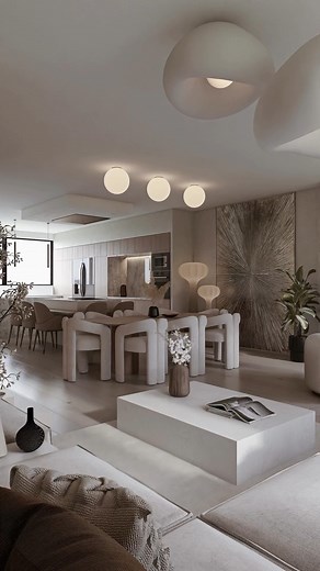 2.6M views · 10K reactions | Projet L  @jb.interieurs #interiordesign #interior #render #render3d #rendering #rendering3d #livingroom #livingroomdecor #minimalism #neutraldecor #decor #decoration #decorationinterieur #design #trending #pourtoi #paris #instagram #sofa #canapes #reels #fyp #salon #salleamanger #table | Homeador | Facebook