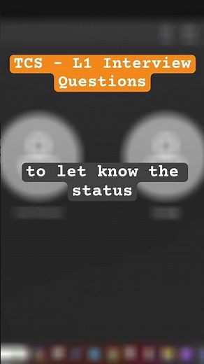 Java Interview Prep: TCS 1st Round Questions Explained! #shorts #javainterviewquestions