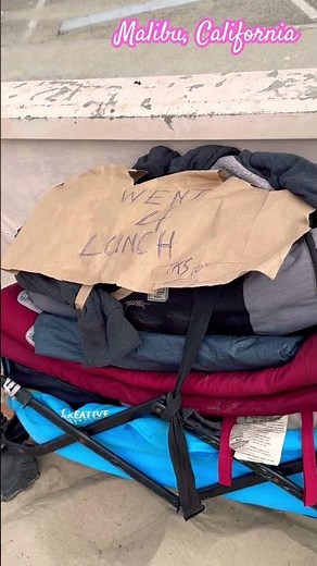 Malibu Beach Life: Packing Up Before Lunch | California Human Stories