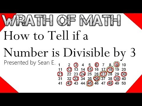 How to Tell if a Number is Divisible by 3