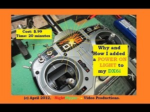 Power ON Light for DX6i. Why and how.