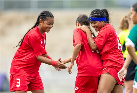 4.3K views · 42 reactions | ⚽️ In a thrilling battle, Tonga Football fought hard to overcome the Cook Islands, sealing their spot as Group A wraps up. With the group stage complete, it's time to gear up for the semi-finals of the OFC U16 Women’s Championship! Watch the next games LIVE & FREE on FIFA+  https://f.plus/OFCU16WomensChampionshipFB | FIFA+ | Facebook