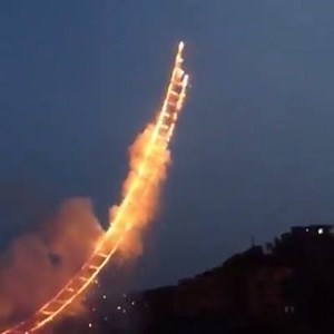 Sky Ladder Fireworks Are Incredible | Worldstar Hip Hop