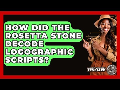 How Did The Rosetta Stone Decode Logographic Scripts? - Ancient Wonders Revealed