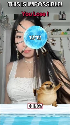 DOG 🐶 SWORD 🗡️ PRECISION Game #shorts